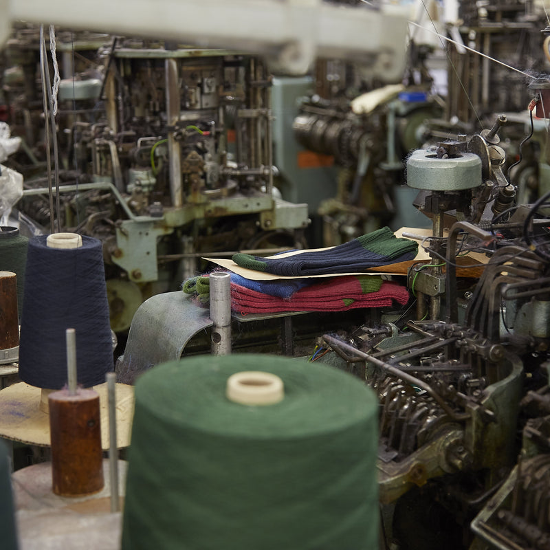 Working With | A Visit To Our Sock Maker