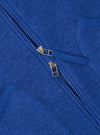 Blue Wool Fleece Zip Waistcoat