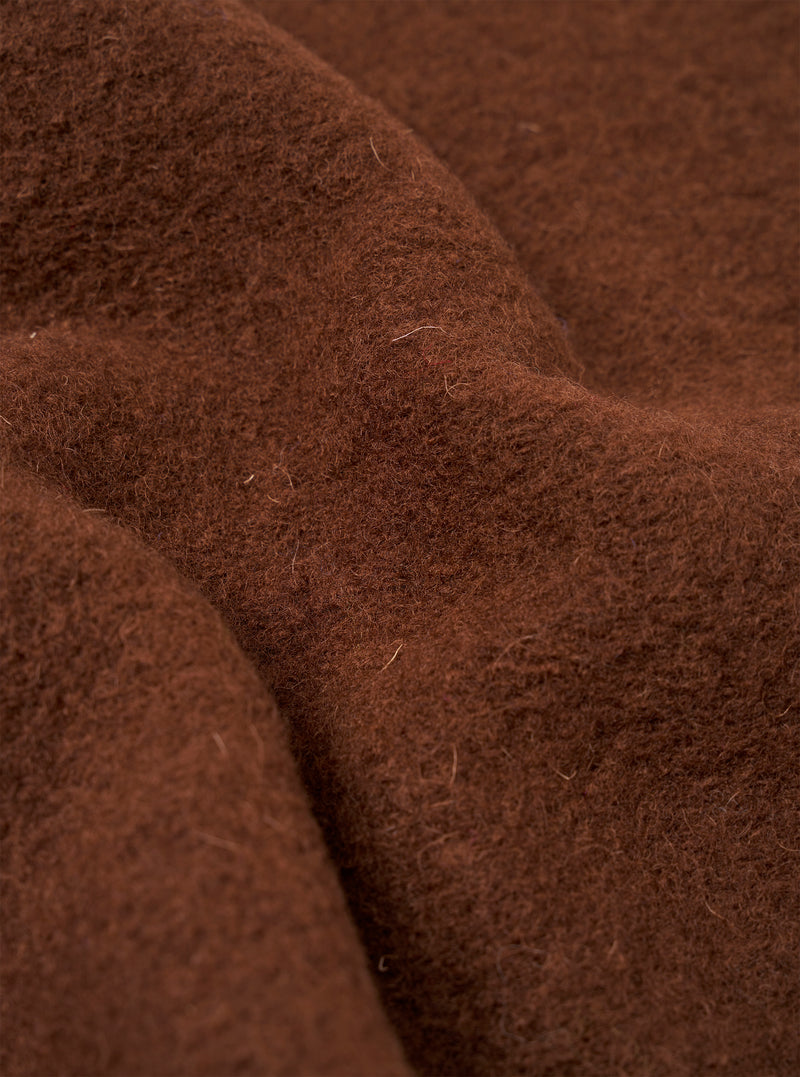 Cacao Wool Fleece Cardigan