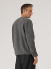 Grey Marl Wool Fleece Cardigan