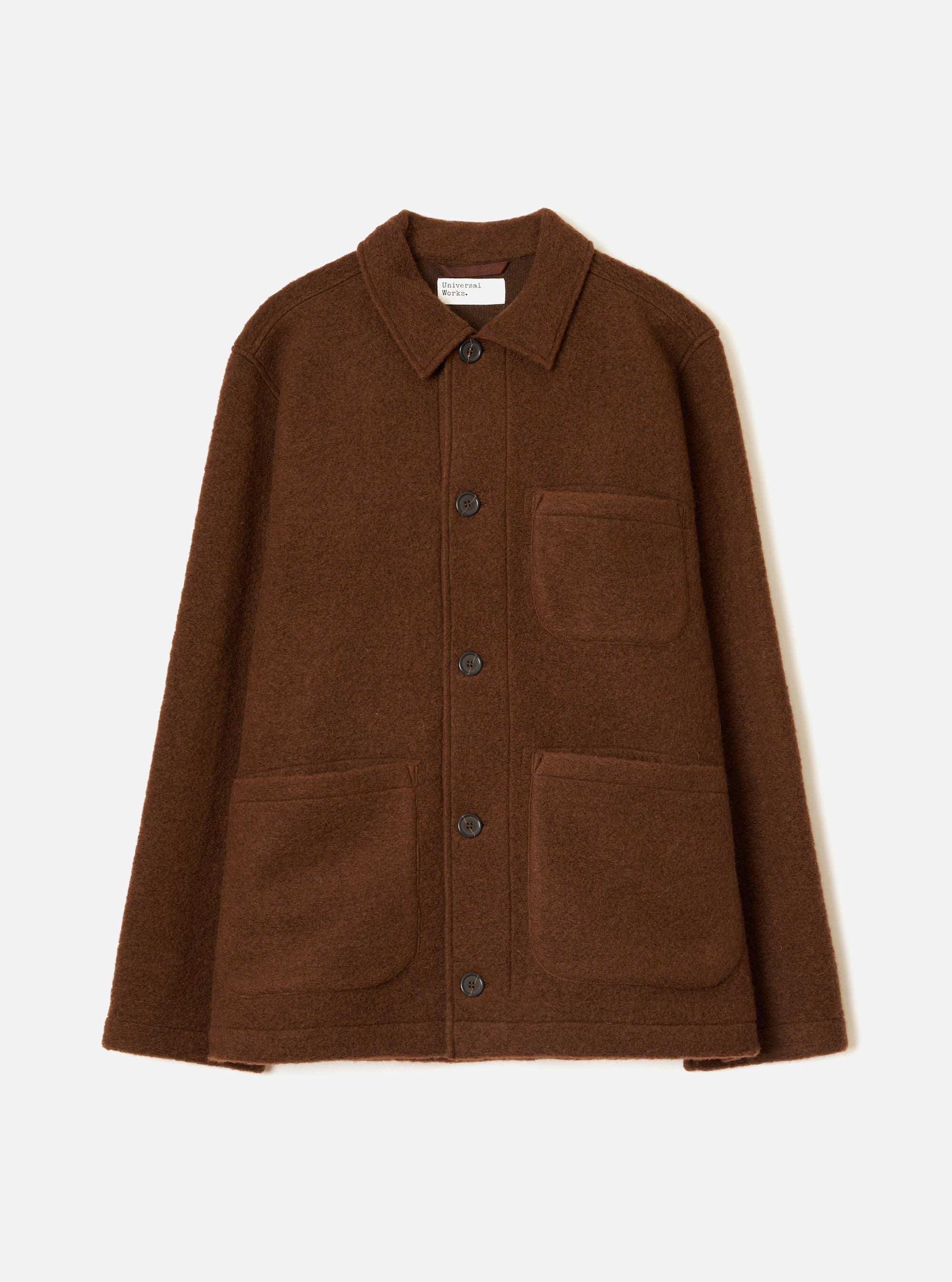 Cacao Wool Fleece Field Jacket