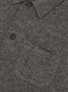 Grey Marl Wool Fleece Field Jacket