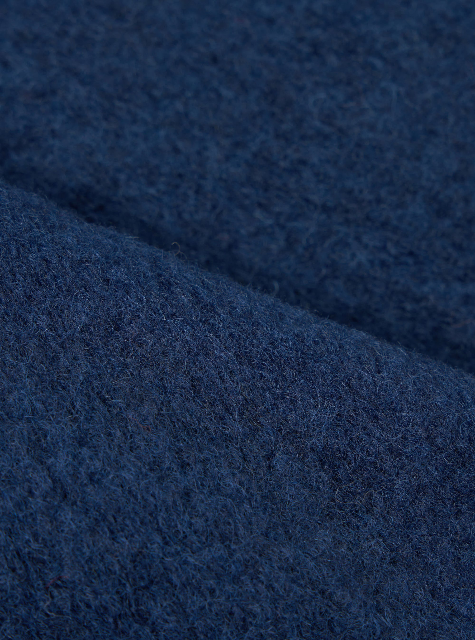 Indigo Wool Fleece Field Jacket