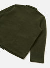 Olive Wool Fleece Field Jacket