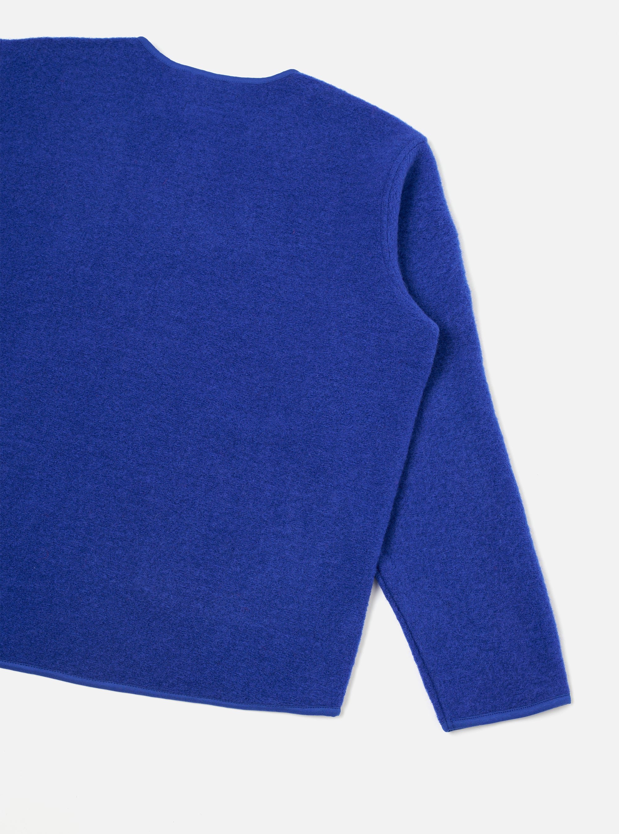 Blue Wool Fleece Zip Liner Jacket