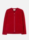 Scarlet Wool Fleece Zip Liner Jacket