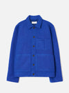 Blue Wool Fleece Uniform Jacket