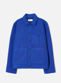 Blue Wool Fleece Uniform Jacket