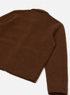 Cacao Wool Fleece Uniform Jacket