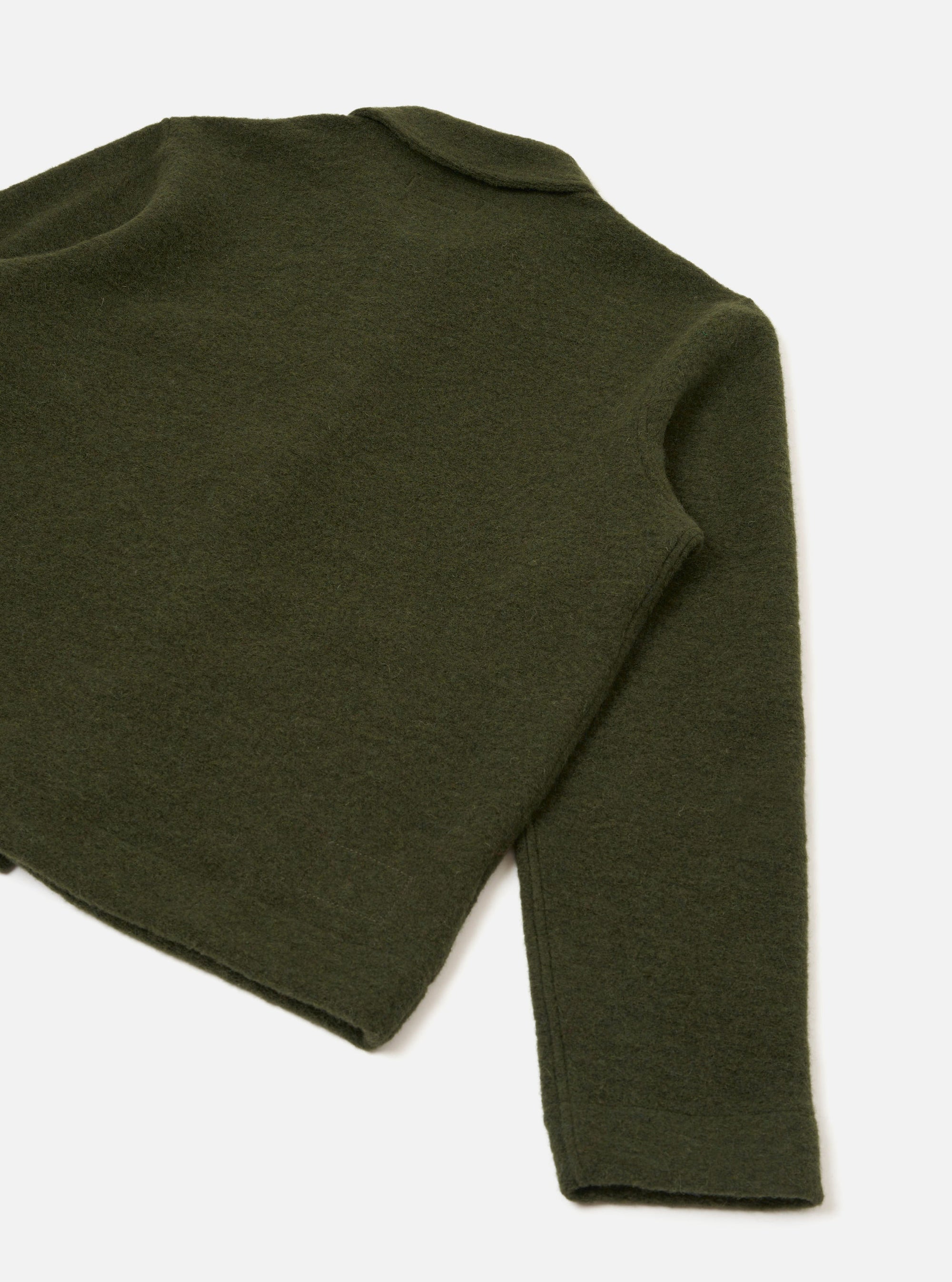 Olive Wool Fleece Uniform Jacket