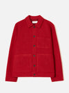 Scarlet Wool Fleece Uniform Jacket