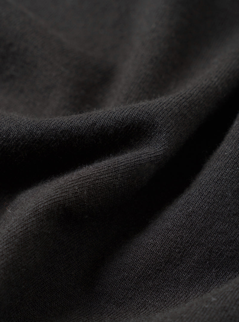 Black Single Jersey L/S Core Pocket Tee
