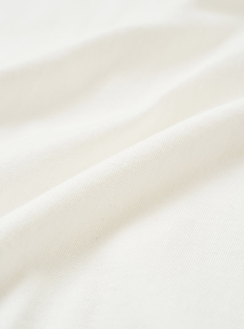 Ecru Single Jersey L/S Core Pocket Tee