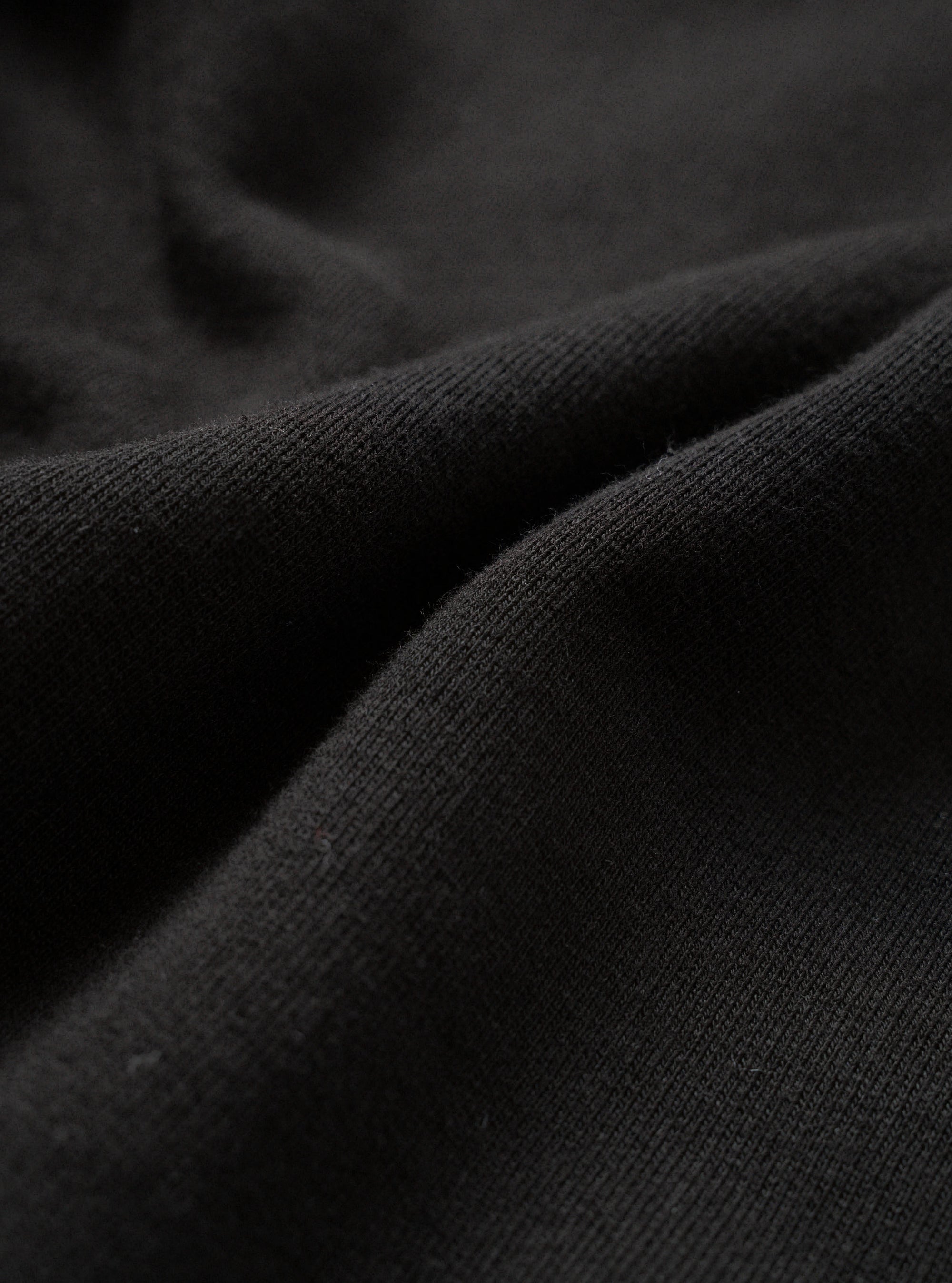Black Brush Back Sweat Core Sweatshirt