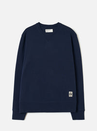 Navy Brush Back Sweat Core Sweatshirt