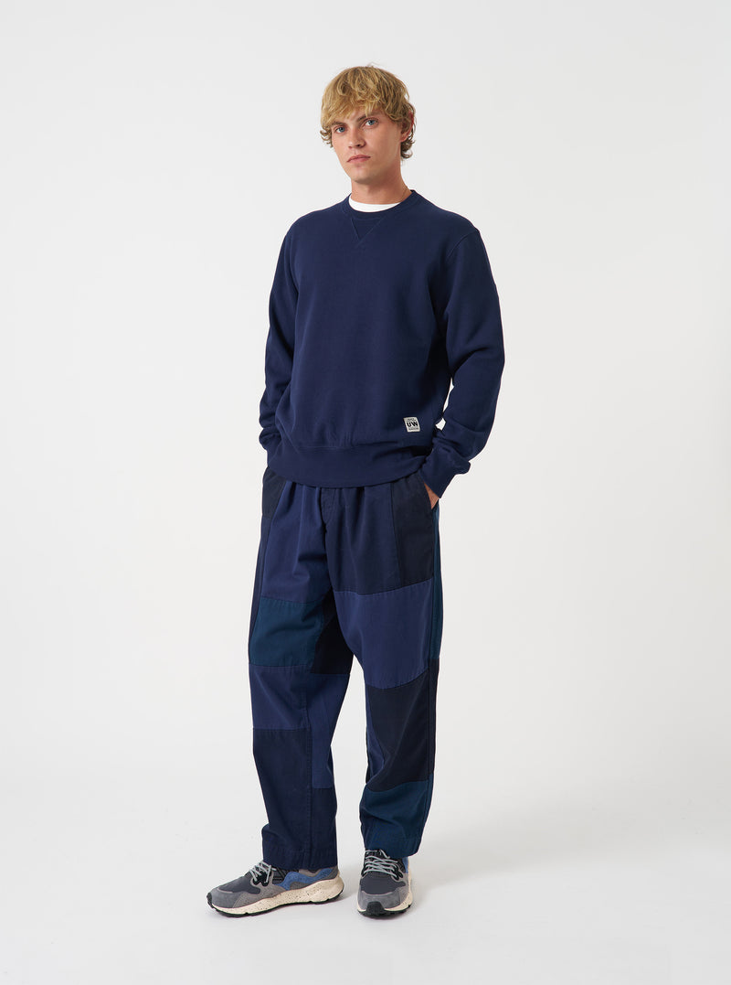 Navy Brush Back Sweat Core Sweatshirt