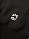 Black Brush Back Sweat Core Hoody
