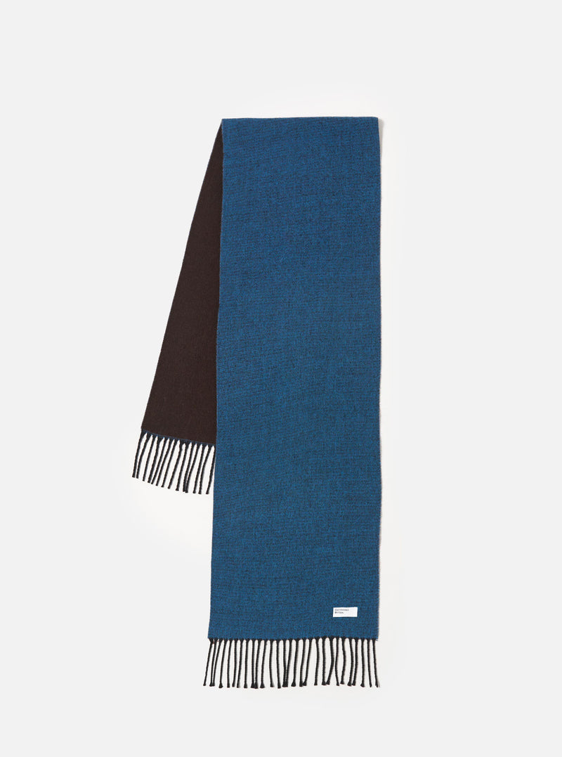 Light Blue/Brown Double Sided Scarf