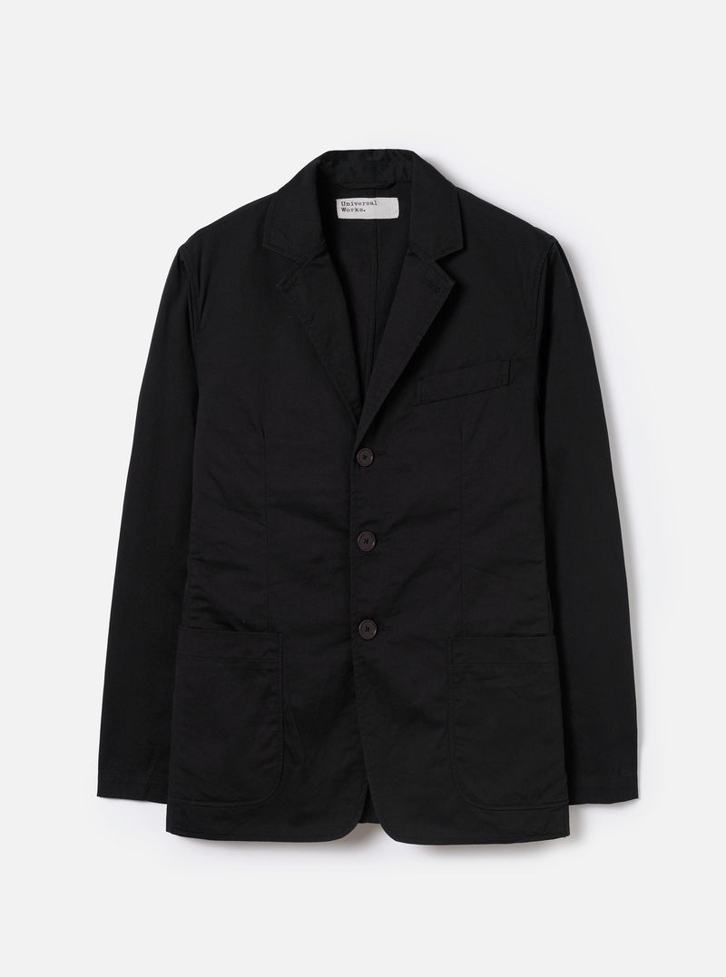 Black Twill London Jacket