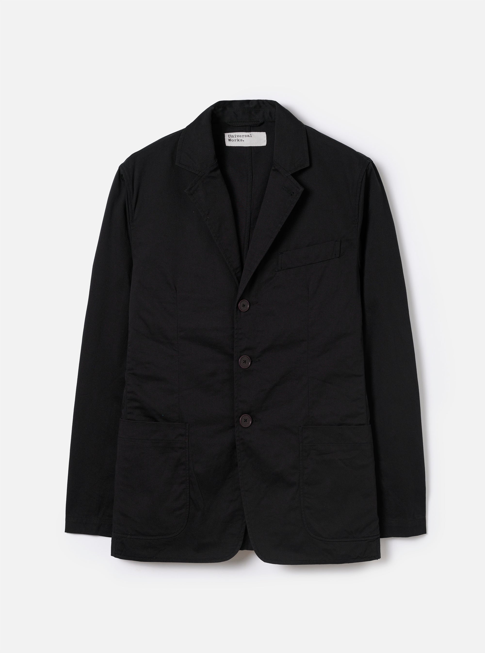 Black Twill London Jacket