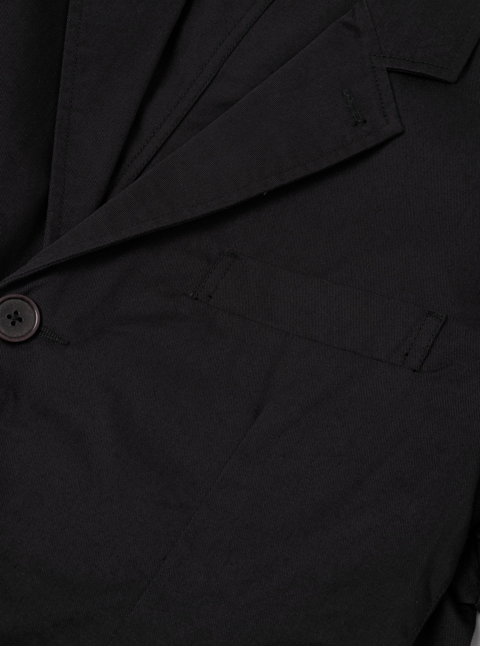 Black Twill London Jacket