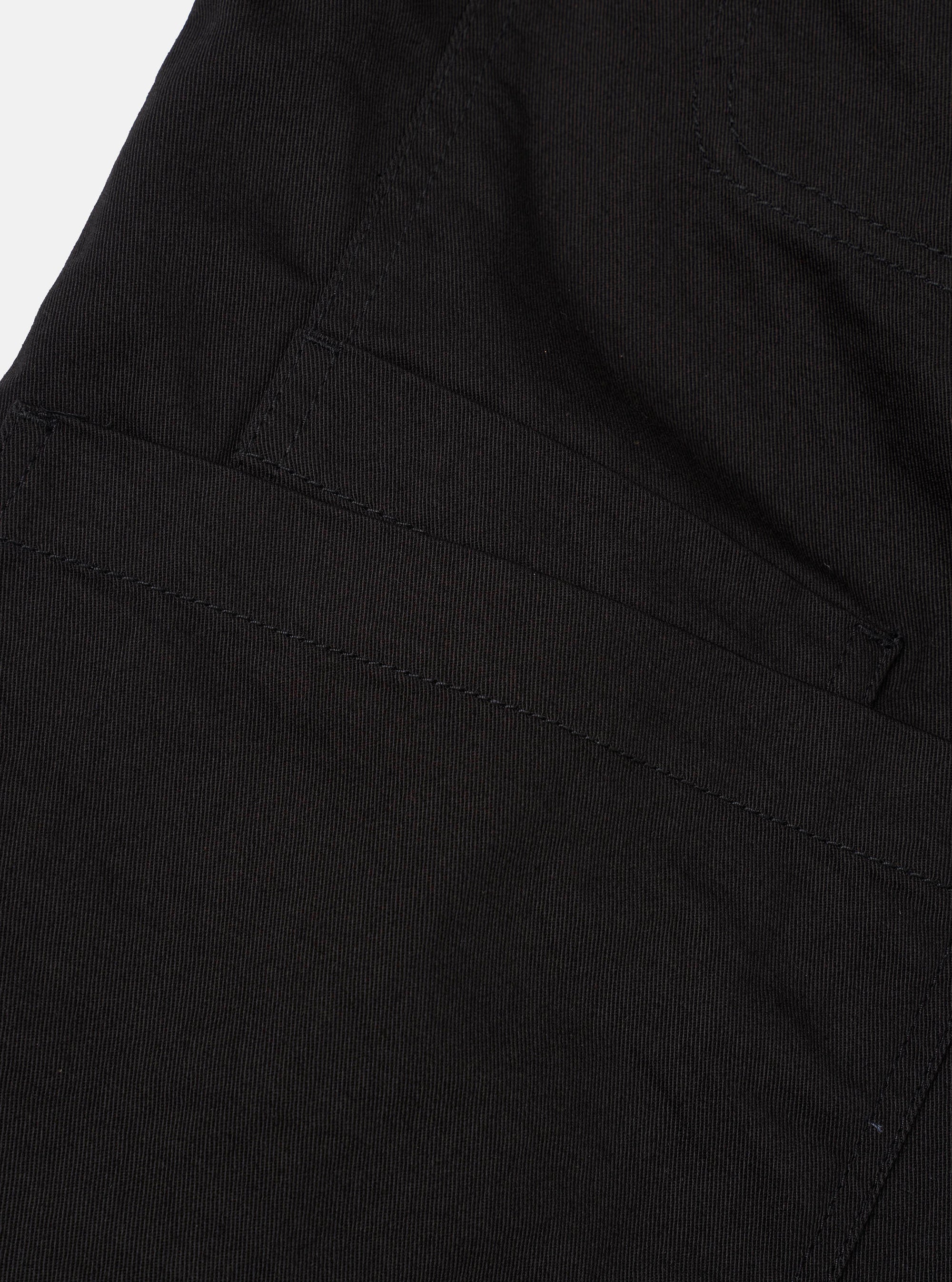 Black Twill Bakers Chore Jacket