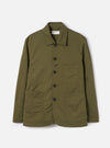 Light Olive Twill Bakers Chore Jacket