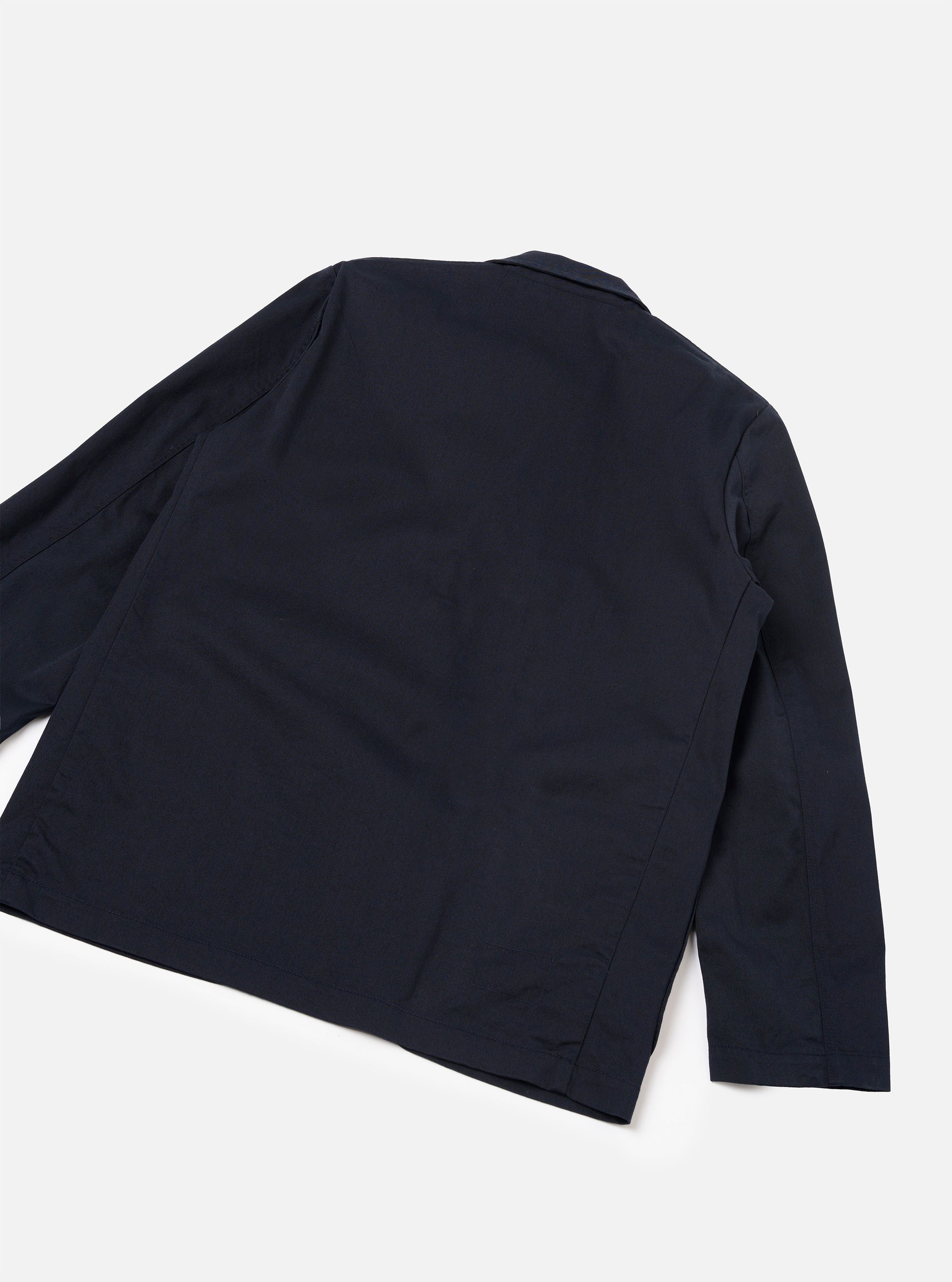 Navy Twill Three Button Jacket