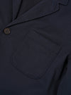 Navy Twill Three Button Jacket