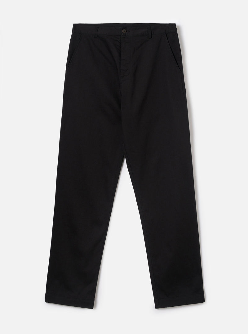 Black Twill Military Chino