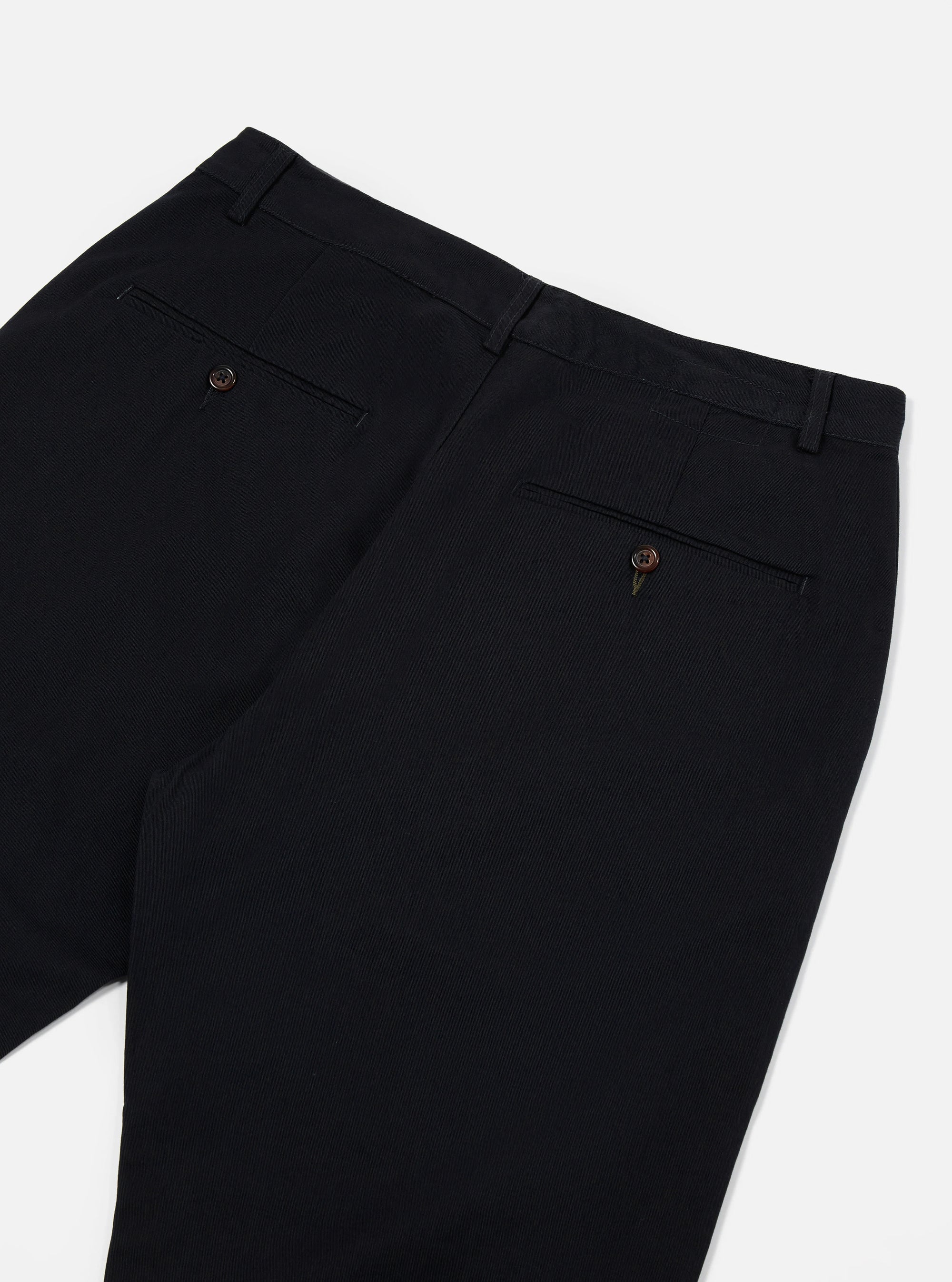 Black Twill Military Chino