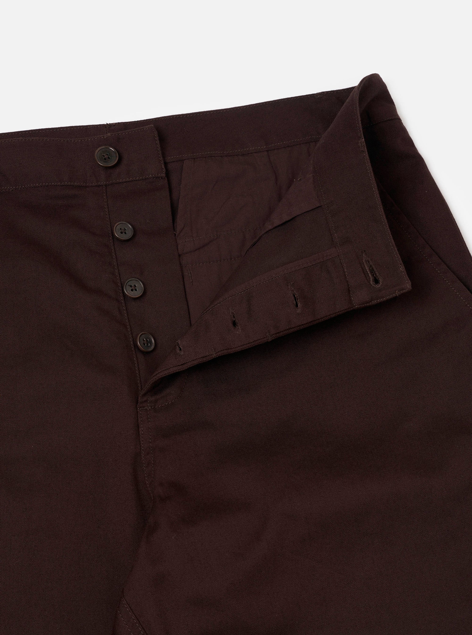 Brown Twill Military Chino