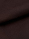 A detailed, close-up fabric swatch of the Brown Twill Military Chino is shown, highlighting the distinct diagonal 3/1 weave of the brown cotton material. The image focuses entirely on the texture and color of the fabric against a neutral background.