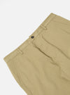 Close-up of the Sand Twill Military Chino pants on a white background, showcasing the twill texture and military-inspired design.