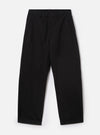 Black Twill Curved Pant