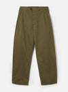 Light Olive Twill Curved Pant