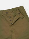 Light Olive Twill Curved Pant