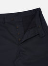 Navy Twill Curved Pant