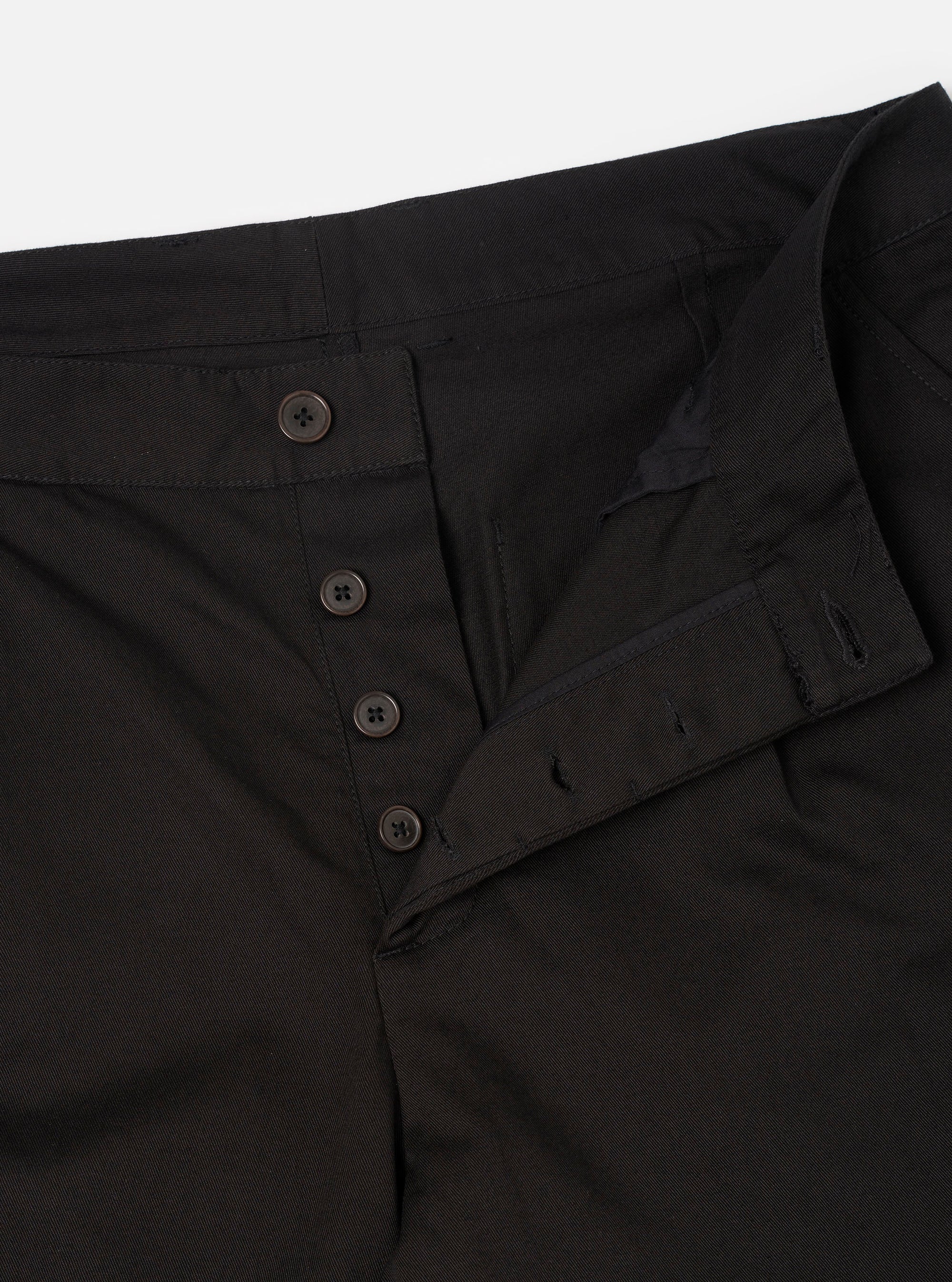 Black Twill Duke Pant