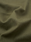 Close-up of green fabric with visible texture