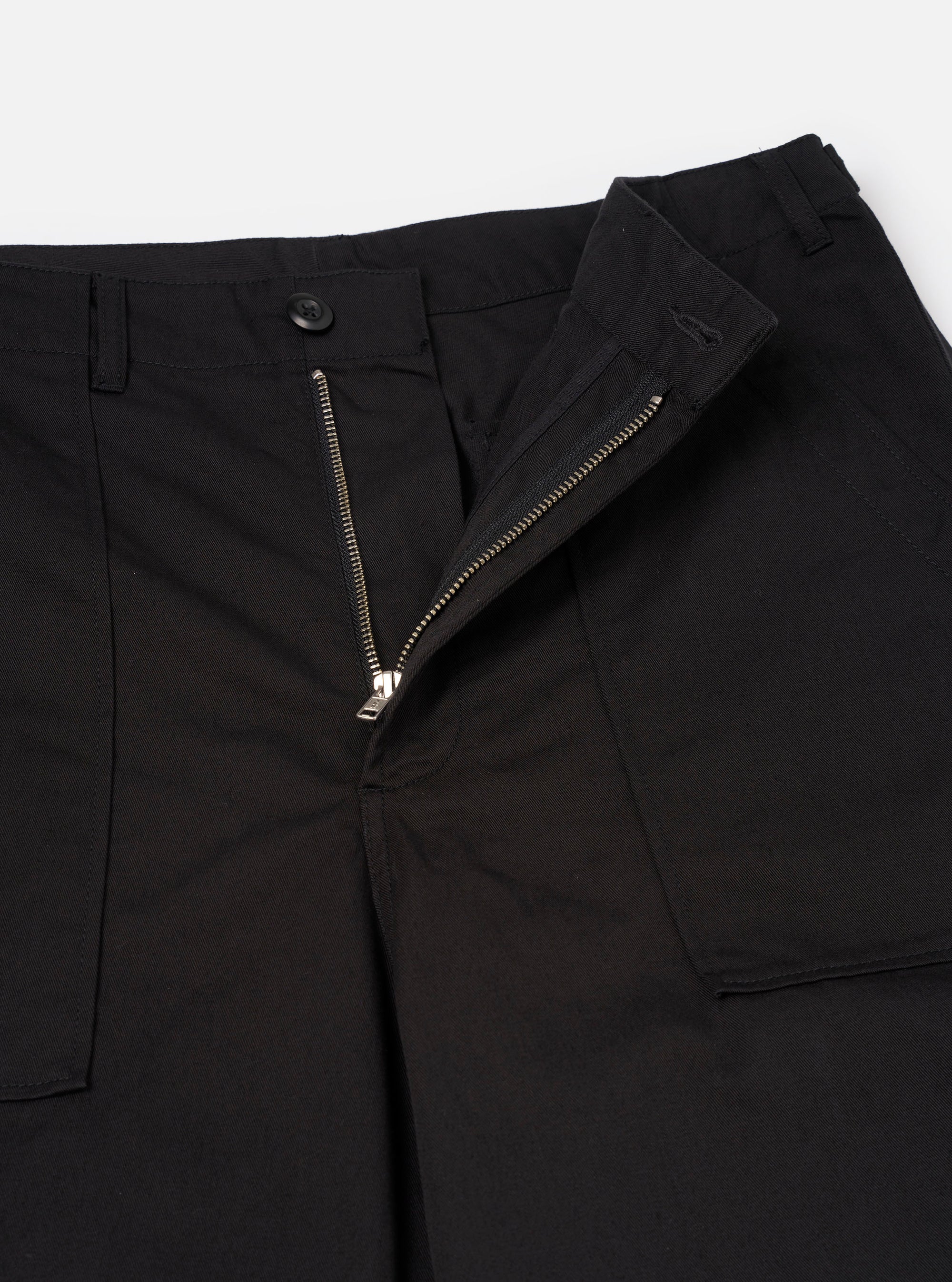 Black Twill Fatigue Pant