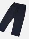 Navy Twill Double Pleat Pant