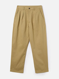 Sand Twill Double Pleat Pant