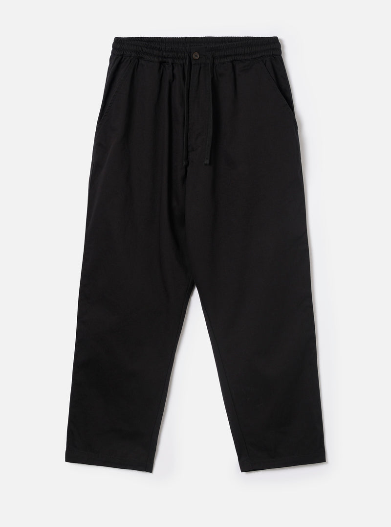 Black Twill Hi Water Trouser