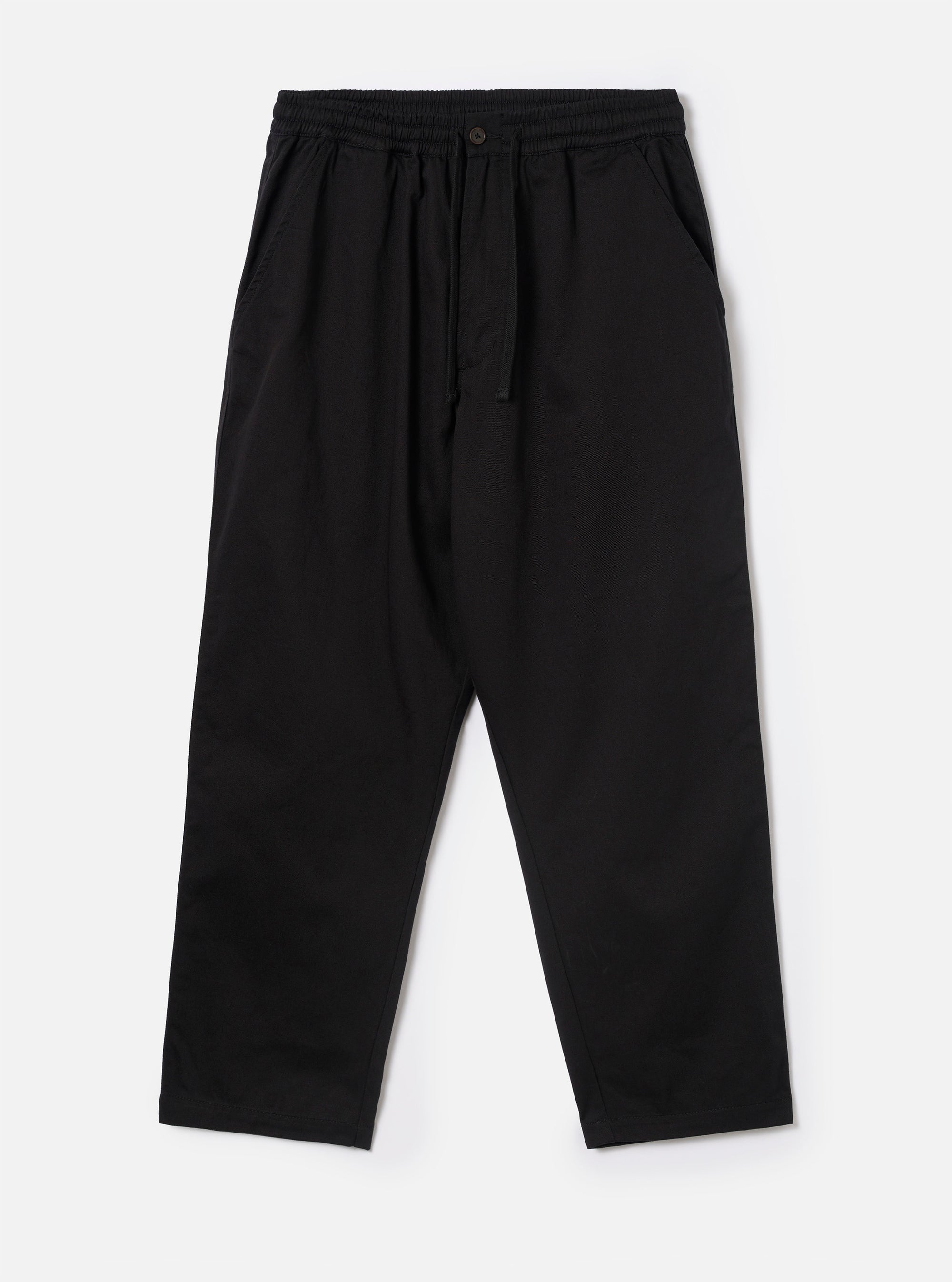 Black Twill Hi Water Trouser