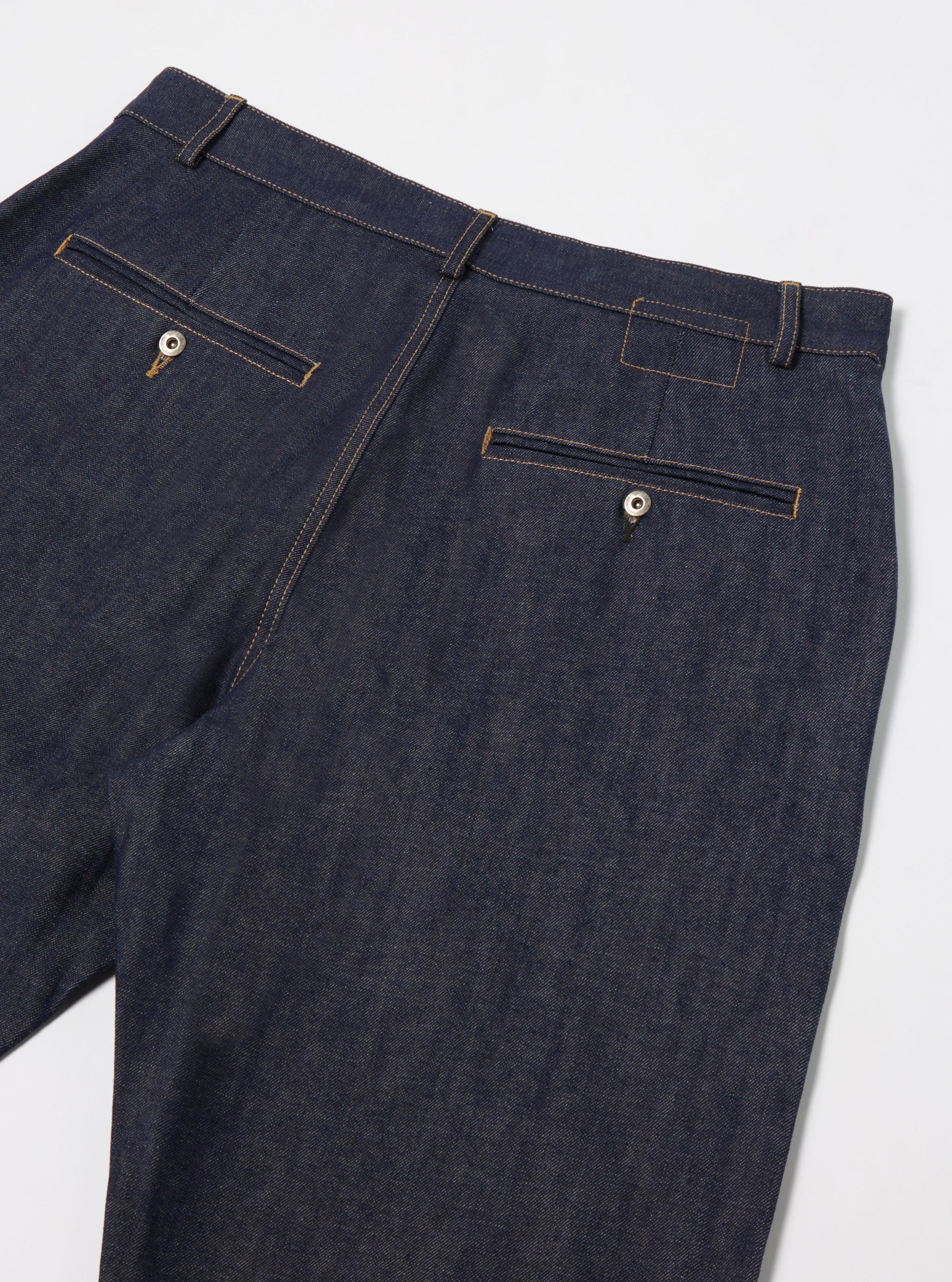 Indigo 13oz Selvedge Denim Military Chino