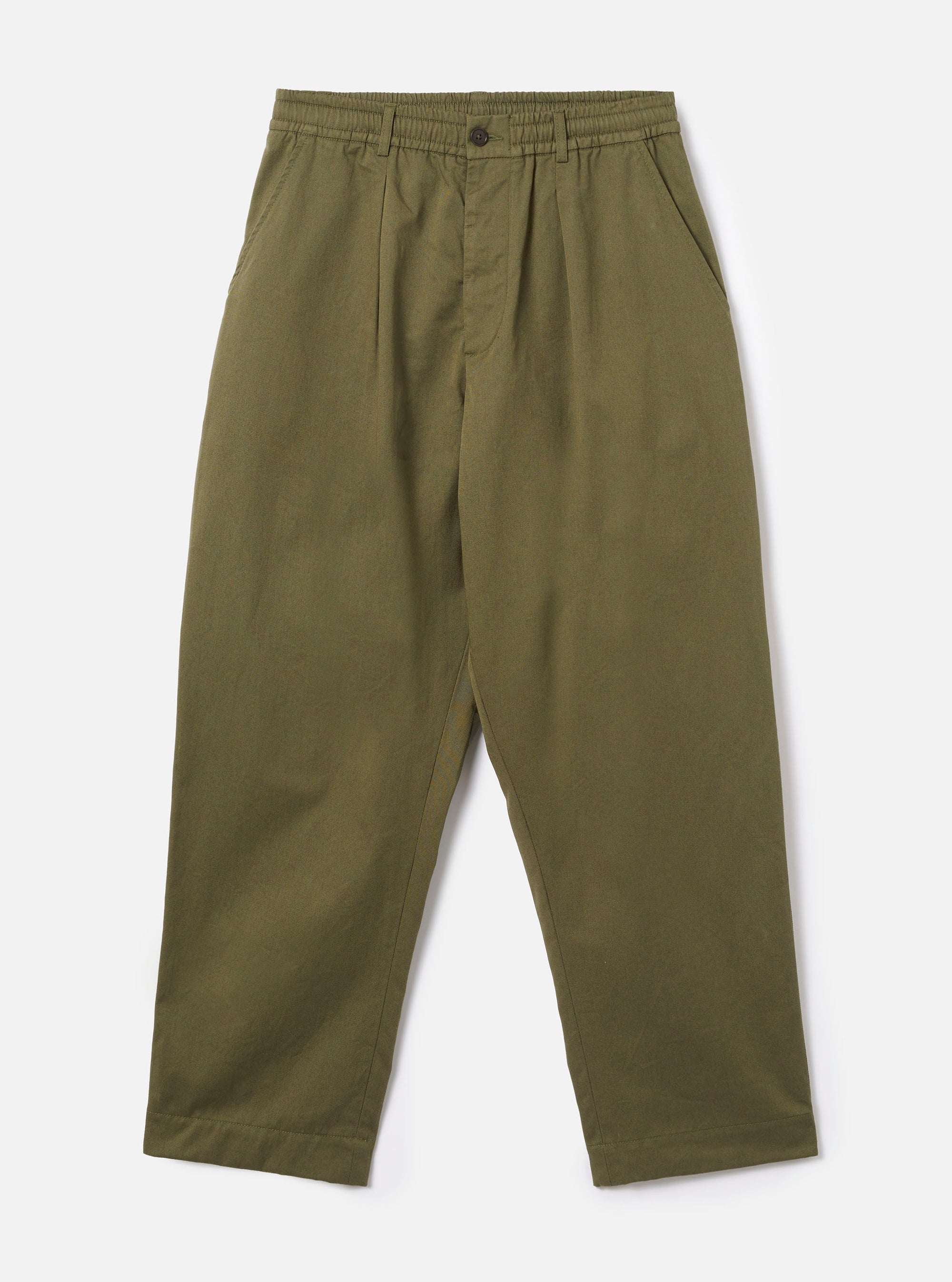 Light Olive Twill Oxford Pant