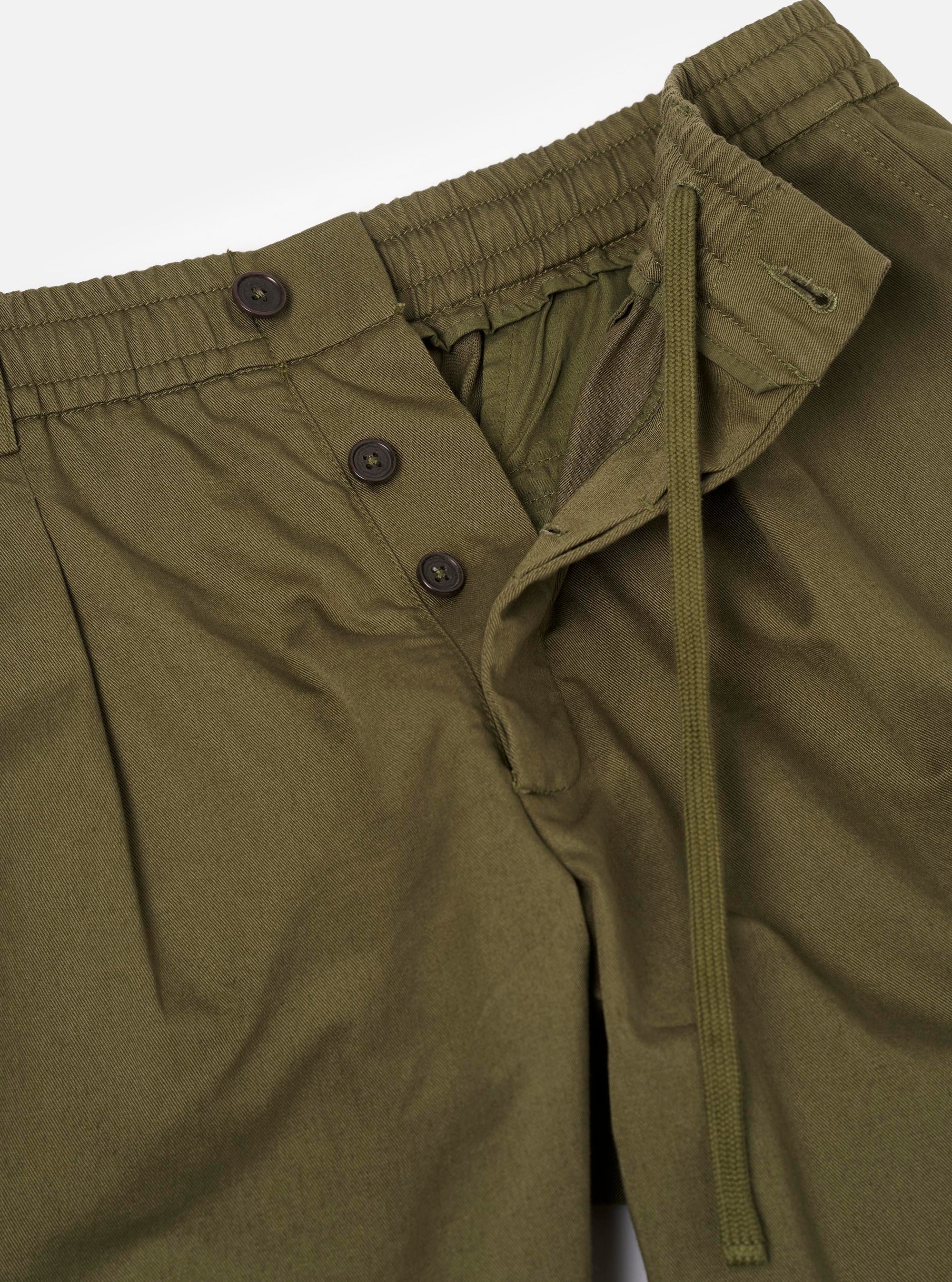 Light Olive Twill Oxford Pant