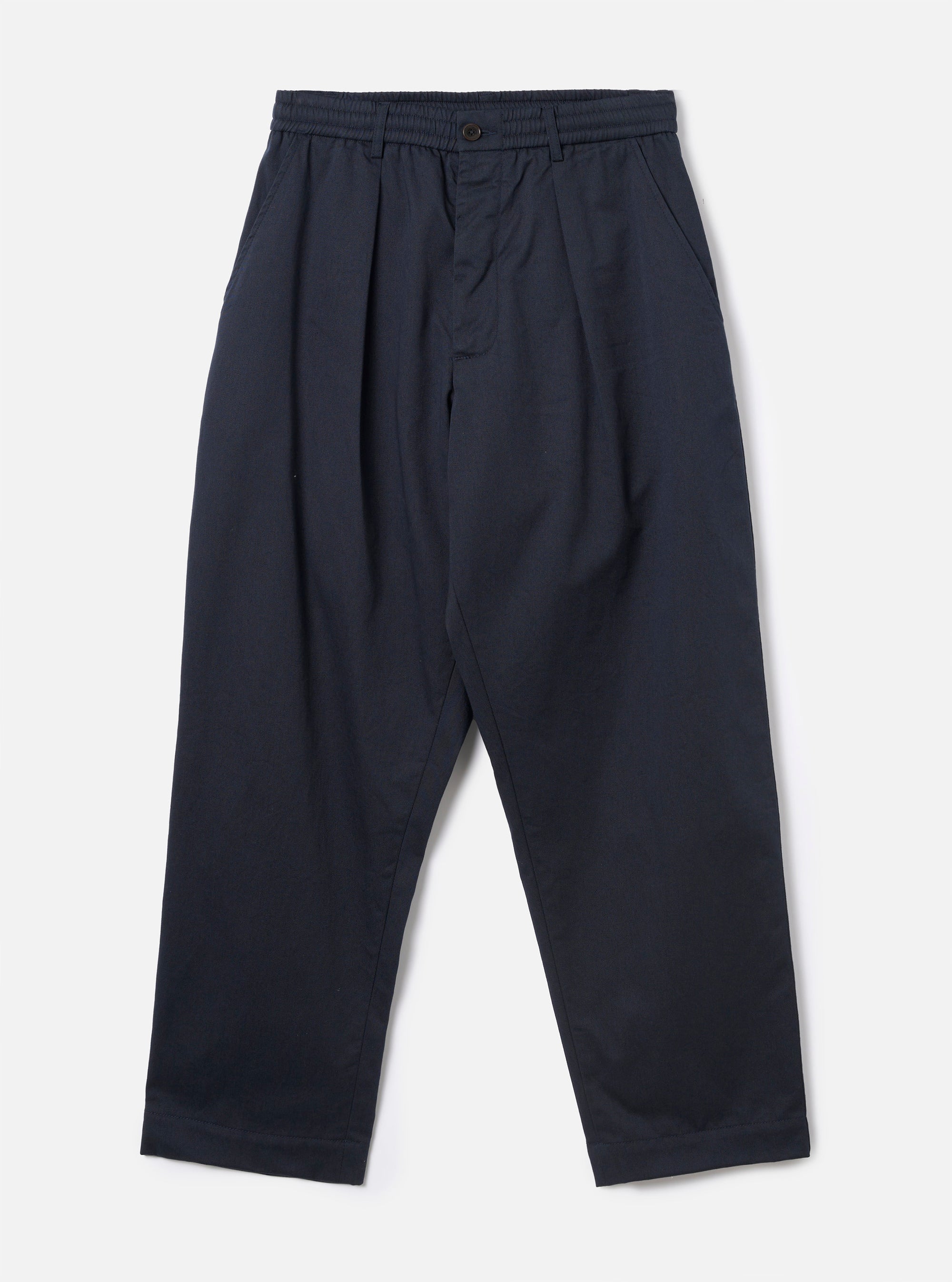 Navy Twill Oxford Pant