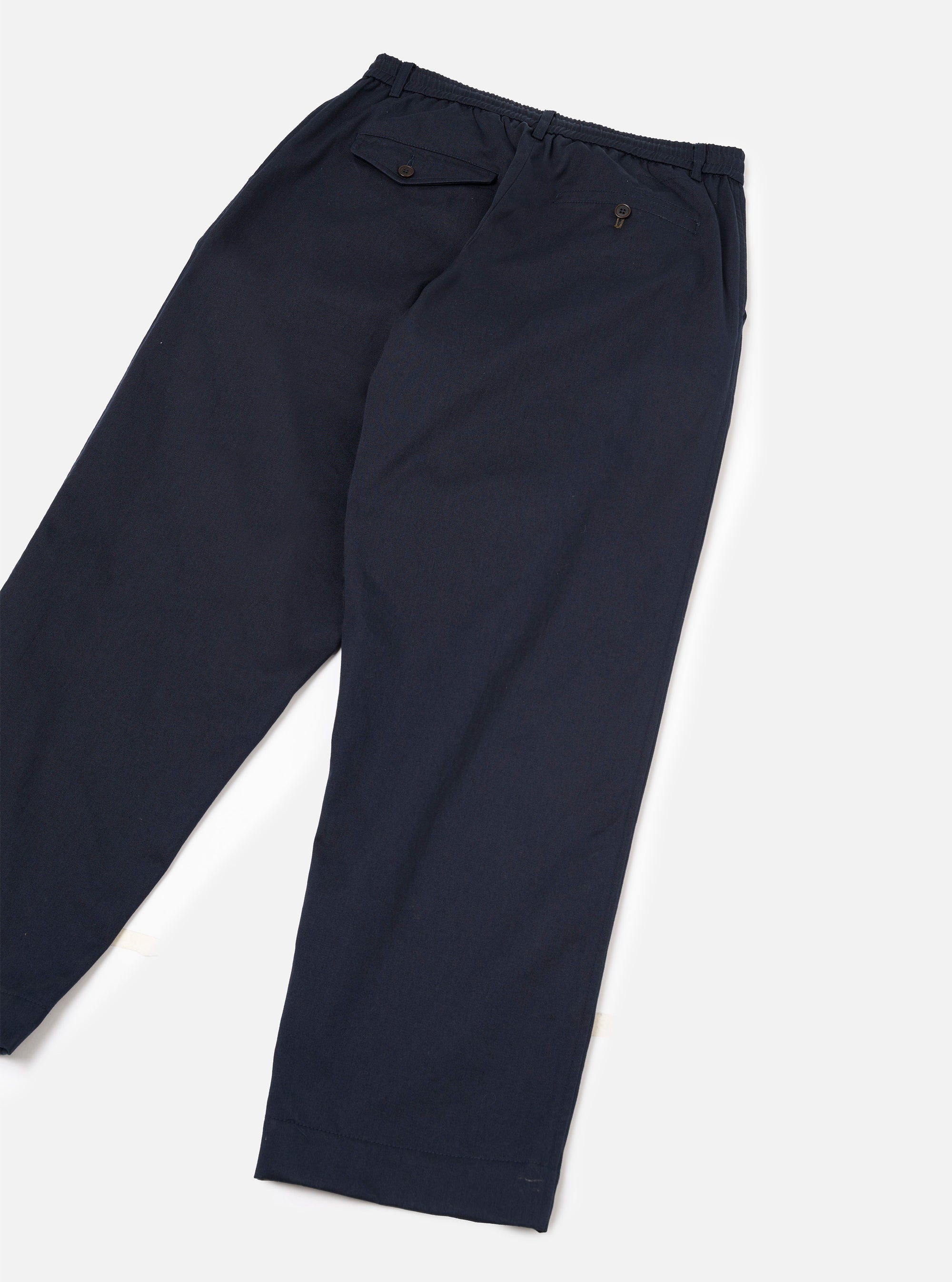 Navy Twill Oxford Pant